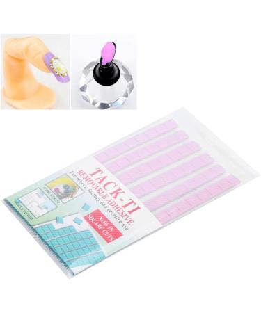 Nails Adhesive Glue Clay DIY Professional Reusable Nail Art Clay False Nail Tips Sticky Adhesive Manicure Tool Pink - Buy Online on GoSupps.com