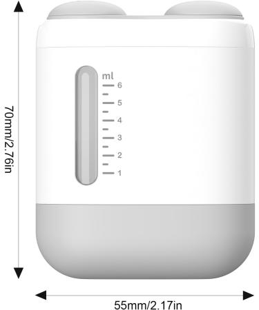 2 in 1 Scalp Massage Brush & Applicator Bottle | Hair Growth Treatment & Waterproof Shampoo Brush - Buy Online on GoSupps.com