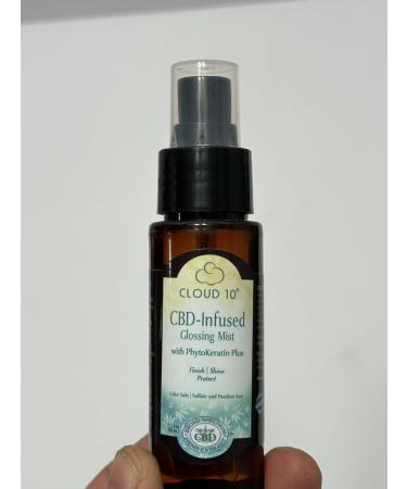 CLOUD 10 CBD-Infused Glossing Mist with PhytoKeratin Plus Finishing Shine & Protection Color Safe Sulfate & Paraben Free - Buy Online on GoSupps.com
