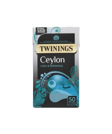 Twinings Twinings Ceylon 50g Fresh Light Tea Bags (Pack of 50)