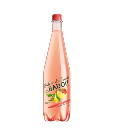 Badoit Bulles de Fruits Citron Touche de Fraise 1L (pack de 6)