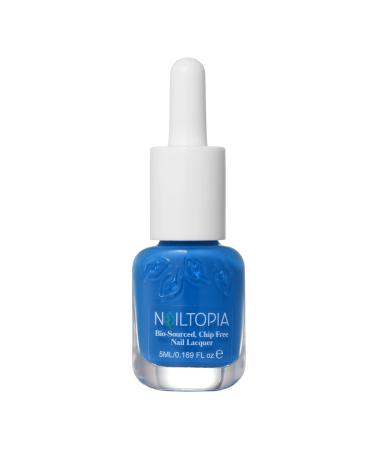 Nailtopia Bio-Sourced Chip Free Nail Lacquer - Vegan And Cruelty Free - Strengthens And Conditions - Delivers Healthy Manicures And Pedicures - Long Lasting - Blueberry Milk - 0.17 Oz Nail Polish