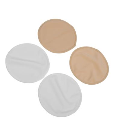 Casting oil compressive pad reusable 4 pieces castor oil breast pack less dirt leak-proof washable durable for fibrocystic breasts