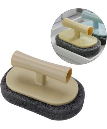 Solustre 3-in-1 Cleaning Brush & Dishwash Pad - Effective Kitchen Scrubbing & Scouring Solutions for Effortless Cleaning - Buy Online on GoSupps.com