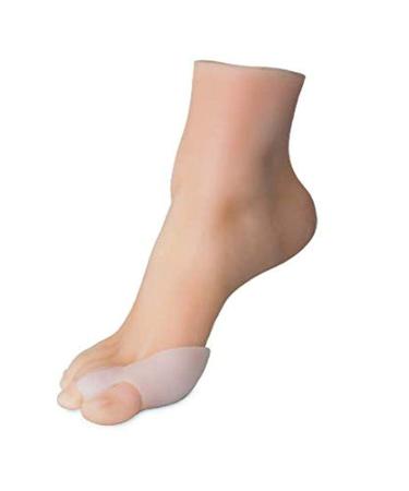 Silipos 92831 Bunion Guard with Spacer for Hallux - Anti Allergy Latex Free Twin Toe Spreader for Bunions Overlapping Toes. Foot Care Insoles