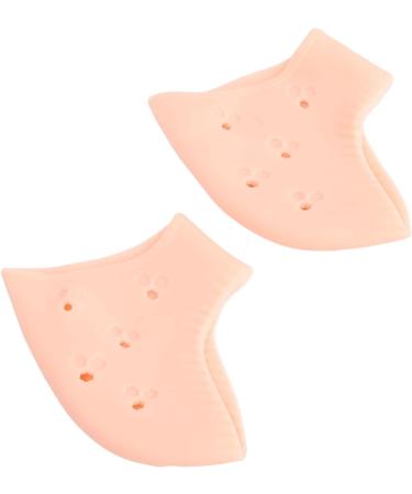 Gel Heel Sleeves Reusable Moisturizing Gel Heel Socks 5 Pairs Toeless Reduce Fine Lines for Cracked Feet - Buy Online on GoSupps.com