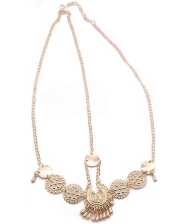 Gypsy Forehead Head Chain - Boho Gold Jewelry for Women & Girls | Perfect for Parties & Layering - Buy Online on GoSupps.com