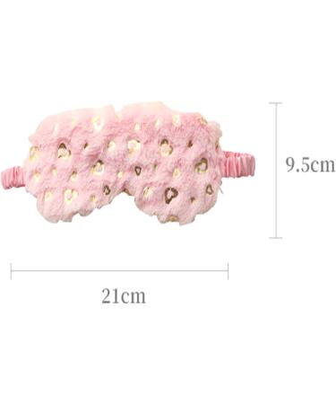 HappyDaily 3 Pack Sleep Masks with Soft Foam Ear Plugs - Pink Heart, White Star, White Butterfly - Buy Online on GoSupps.com