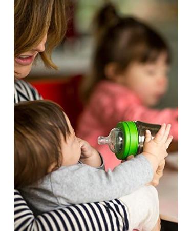 Klean Kanteen Kid Kanteen Wide Mouth Single Wall Stainless Steel Baby Bottle with Dust Cover 9 Ounce Stainless - Buy Online on GoSupps.com
