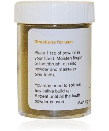 Herbal Tooth Powder for Natural Teeth Whitening & Oral Health - Shop Internationally - Buy Online on GoSupps.com