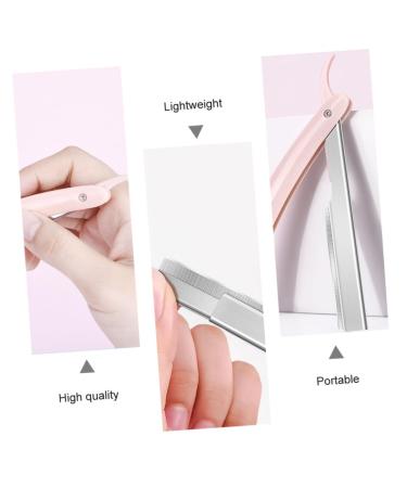 FOMIYES Folding Eyebrow Trimmer Set Stainless Steel Manscape & Body Razor for Men | Makeup Tool Kit - Buy Online on GoSupps.com