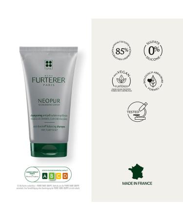 Rene Furterer NEOPUR Scalp Balancing Shampoo for Oily Scalps - Wild Ginger & Celery Seed - 5 fl. oz - Dermatologist Tested - International Shipping Available - Buy Online on GoSupps.com