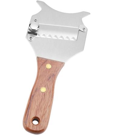 Premium Truffle Planer Razor | Stainless Steel Chocolate & Cheese Cutter | Adjustable Blade with Wooden Handle - Buy Online on GoSupps.com