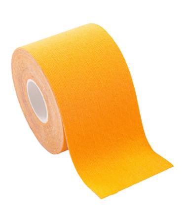 Elastic Therapeutic Sports Tapes Roll for Exercrise Physiotherapy Muscle Joints Weightlifting Tape Supports Cuttable Breathable Orange 5CM*5M