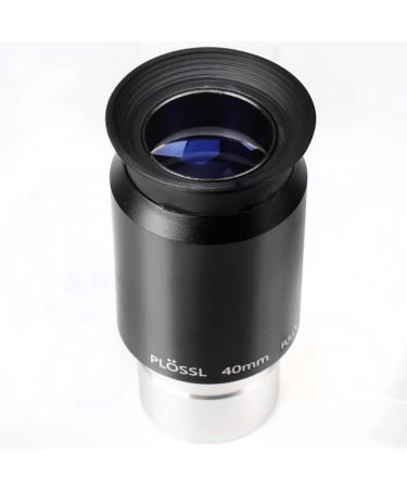 1.25" 40mm Plossl Telescope Eyepiece - 4-Element Plossl Design - Threaded for Standard 1.25inch Astronomy Filters Plossl 40mm