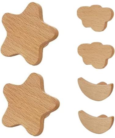 Naisidier 6-Piece Children s Drawer Buttons Set - Star Moon Clouds Door Knobs for Kids' Room Cabinets & Wardrobes - Buy Online on GoSupps.com