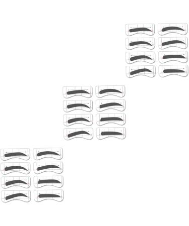 FOMIYES 96 Pairs 8 Eyebrow Shaping Tools Molds Eyeshadow Eyebrow Card Female Painting Eyebrow Powder 1 count (Pack of 1) As Shownx3pcs - Buy Online on GoSupps.com