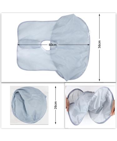 Beard Trimmer Catcher - Shaving Apron Bib for Men's Grooming Kit - BLACK - Buy Online on GoSupps.com