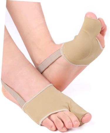 JEWEDECO Bunion Socks - 1 Pair Toe Splitter & Guard for Bunion Relief | Protective Cover for Big Toe - Toe Stretcher and Hallux Valgus Socks - 9x6.8cm - Buy Online on GoSupps.com