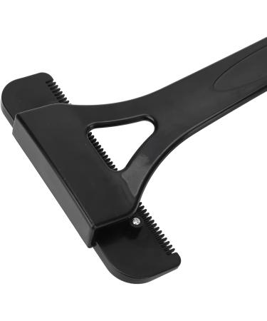 Brnoo Back Razor for Men - Professional Back & Body Hair Cutter with Extra Long Handle Lightweight & Foldable - Black (Blade Not Included) - Buy Online on GoSupps.com