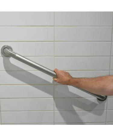StreamWay Straight Stainless Steel Bathroom Grab Bar 36 inch - Buy Online on GoSupps.com
