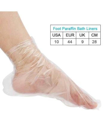 Paraffin Wax Bath Set - 200 Treatments 100 Gloves & Baby Shoe Inlays | Spa & Hair Dye Protection - Buy Online on GoSupps.com