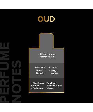Vil'lain Oud Eau De Parfum for Men | Super Long Lasting Premium Fragrance | Oriental Smoky Spicy | Attar Like Scent for Luxury and Richness | 100ml (3.38 Fl Oz) - Buy Online on GoSupps.com