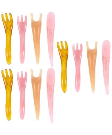 Gua Sha Massage device Guasha facial tool Jade Harz Tools Acupuncture Massage device personal care tools healthy cockroach plate pin nose beeswax the shoulder 12 pieces