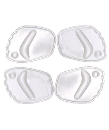 EXCEART Sole Insoles Sole Insoles High Heel Pads 2 Pairs Arch Support Shoe Insoles Arch Support Cushions Arch Inserts Adhesive Arch Pad (Assorted Color) Sole Insoles High Heel Pads High Heel Pads