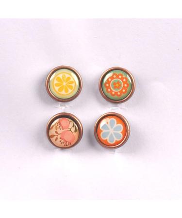 150pcs Cartoon Pattern Metal Paper Fasteners Brads for Scrapbooking and DIY Crafts - Buy Online on GoSupps.com