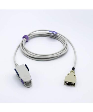 Sino-K Compatible Nellcor N-3000 N-395 N-550 N-560 SPO2 Sensor - Reusable Finger Clip 3m 14-Pin Connector CE/FDA Certified | International Shipping Available - Buy Online on GoSupps.com