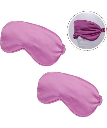 FRCOLOR 3 Sets Double Sided Satin Eye Mask Washable Sleeping Eye Cover Eye Mask Silk Eye Rest Cover Satin Sleep Silk Sleep Mask Gel Purple Faux Silk Stretch Color 2Pcs*3 - Buy Online on GoSupps.com