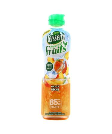Teisseire Fresh syrup of peach fruit - 60cl bottle