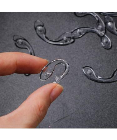 10 Silicone Nose Pads for Glasses - Non-Slip Transparent Self-Adhesive Replacement | U-Shape Nose Pads - Buy Online on GoSupps.com