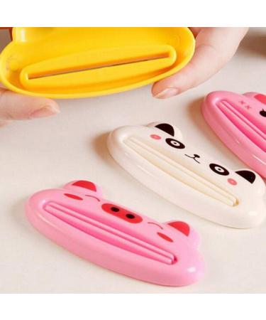 20pcs Cartoon Animal Toothpaste Tube Roller Manual Squeezer for Adults & Kids | Cute Facial Tube Clip - Buy Online on GoSupps.com