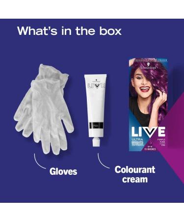 Schwarzkopf Ultra Brights Purple Punk 094 - Vibrant Semi-Permanent Hair Dye | Lasts up to 15 Washes | 1 Count - Buy Online on GoSupps.com