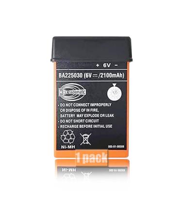 1 Pack 6V 2100mAh Ni-Mh BA225030 Rechargeable Battery for HBC Radiomatic for HBC Crane Remote Control Pump Truck Battery