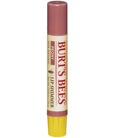 Burt's Bees Lip Shimmer Peony 0.09 oz (Pack of 7)