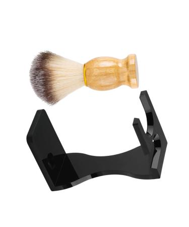 Angoily 1 set of razor set Razi brush Stand Razor Brazing Suits for men Comfortable shaving brush brush brushes made of acrylic razor bracket Exhibition booth adjusting man wood