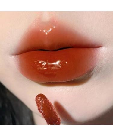 BADALO Velvet Mist Water Mist Lip Mud Soft Silky Matte Matte Vegan White NonStick Lip Gloss Lip Glaze Lipstick Color 5 Gingerbread Sunset - Buy Online on GoSupps.com