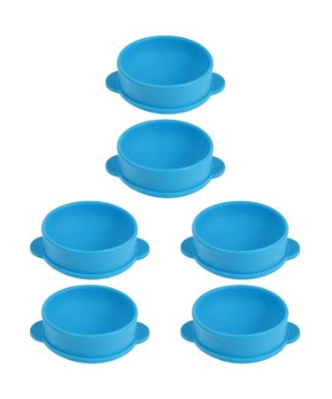 Minkissy 6 STK Beauty tools hair removal device silicone container collapsible stirring bowls Wachsting For hair removal tool heating pot NOTEMENT HEATTAGE HUILS SILICON SILICON SILLX3ST 13.2x11cmx3PCs