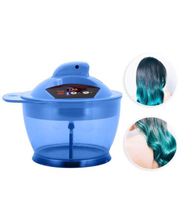 Electric Hair Coloring Bowl - Automatic Mixer Blender for Hair Dye - Blue - Buy Online on GoSupps.com