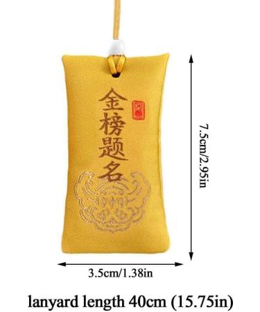 Spiritual Salt With Sachet Fragrant Bag Empty Bag Carrying Pouch Bag Hanging Blessings Style Wishes Good Pendant Chinese - Buy Online on GoSupps.com