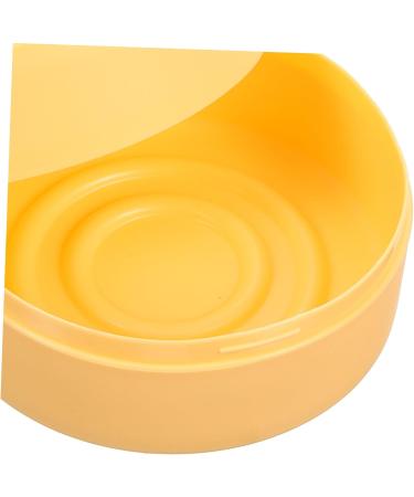 Ciieeo Box Portable Soap Box Soap Holder Travel Bar Soap Container Travel Soap Case Portable Soap Case Portable Soap Container Soap Dishes Soap Containers Soap Dispenser Pp With Cover Yellow 8.00X8.00X4.50CM - Buy Online on GoSupps.com