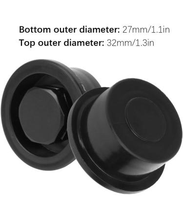 2Pcs Black PVC Surfboard Vent Hole Plugs - Waterproof Paddle Board Auto Valve Accessory - Buy Online on GoSupps.com