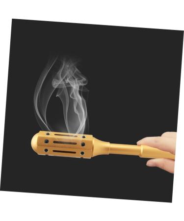 Lurrose 2-Piece Massage Roller Set | Smoker Massage Scooter & Acupuncture Moxa Tool | Moxibustion Device for Meridian Relief | 21.9x3.3x1.9cm - Buy Online on GoSupps.com