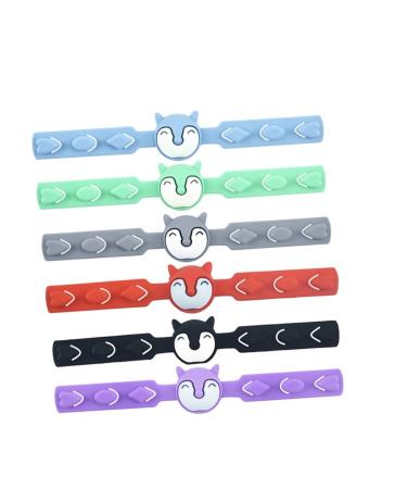 Fomiyes 1 adjustable mask ropes Extension hooks for the mouth cover Silicone mask-like adjustable adjustable trailer coupling mask hook black face ear-expander