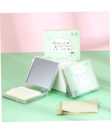 POPETPOP 5 Sets Oil Blotting Paper Oil Control Paper Oil Control Film Paper Towel Facial Tool Saline Solution for Piercings Face Paper Oil-Absorbing Film Green Tea - Buy Online on GoSupps.com