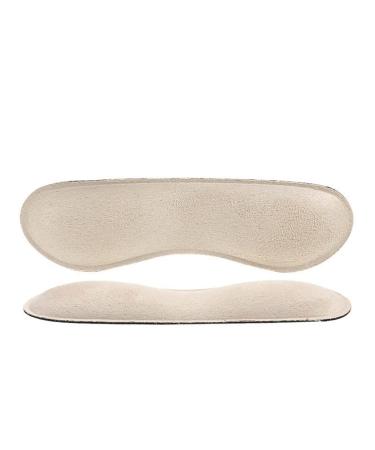 Inserts Heel Cushion Pads High Heel Heel Cushion Support Insole Women Breathable Walk for Plantar Fasciitis and Pain Relief(Apricot)