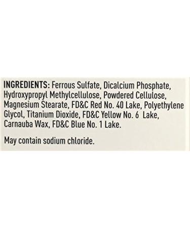 Walgreens Iron Slow Release 45mg Tablets - 120 Count | High Potency Ferrous Sulfate - Buy Online on GoSupps.com